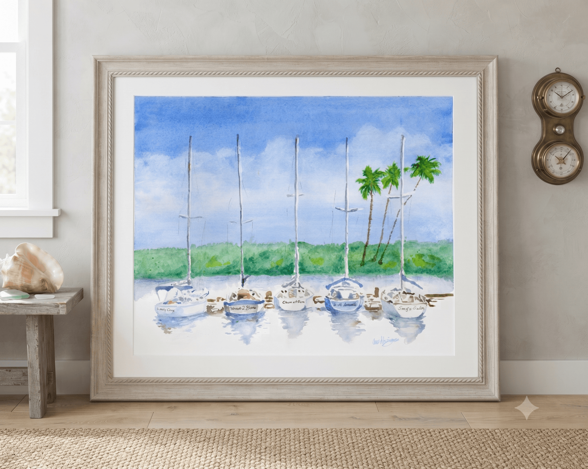 Parrot Port Art Print - davidkjonesart