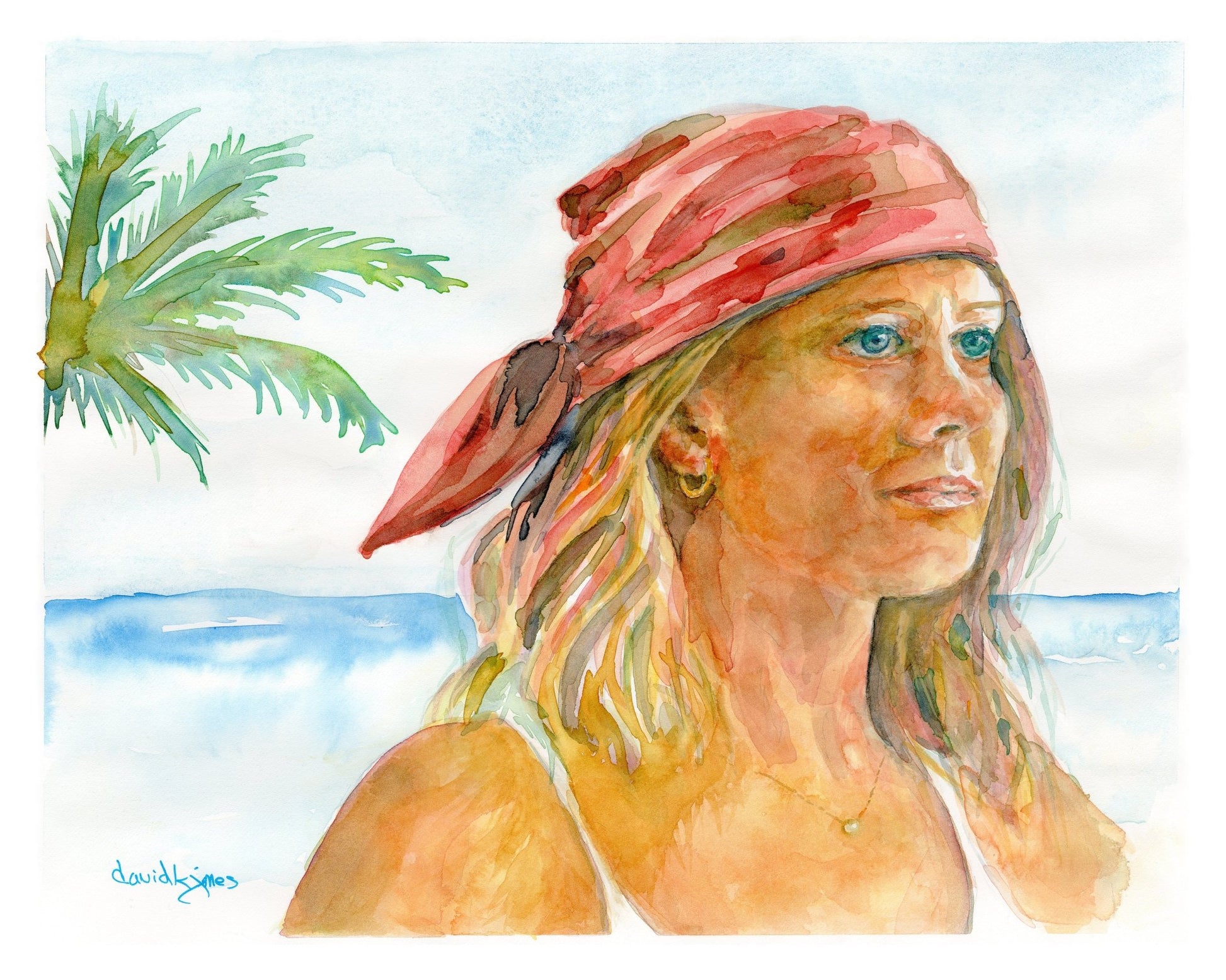 Pirate Looks at 40 - davidkjonesart