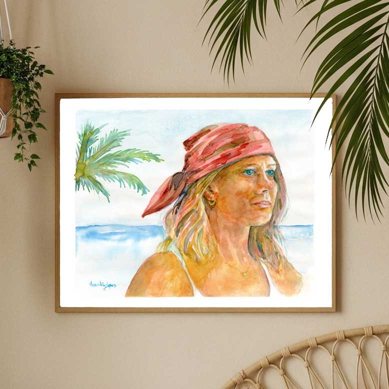 Pirate Looks at 40 - davidkjonesart