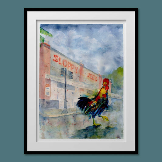Sloppy Chicken (art print) - davidkjonesart