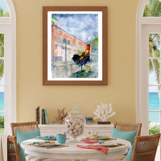 Sloppy Chicken (art print) - davidkjonesart