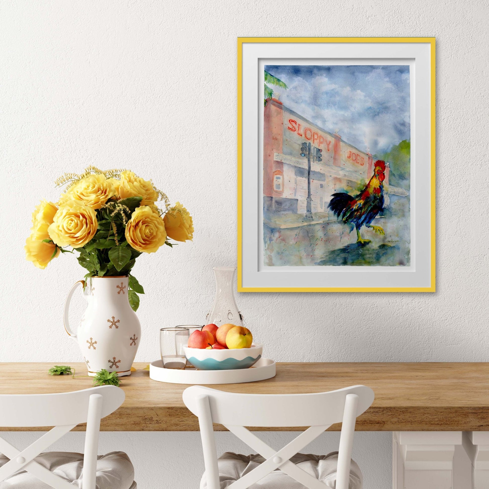Sloppy Chicken (art print) - davidkjonesart