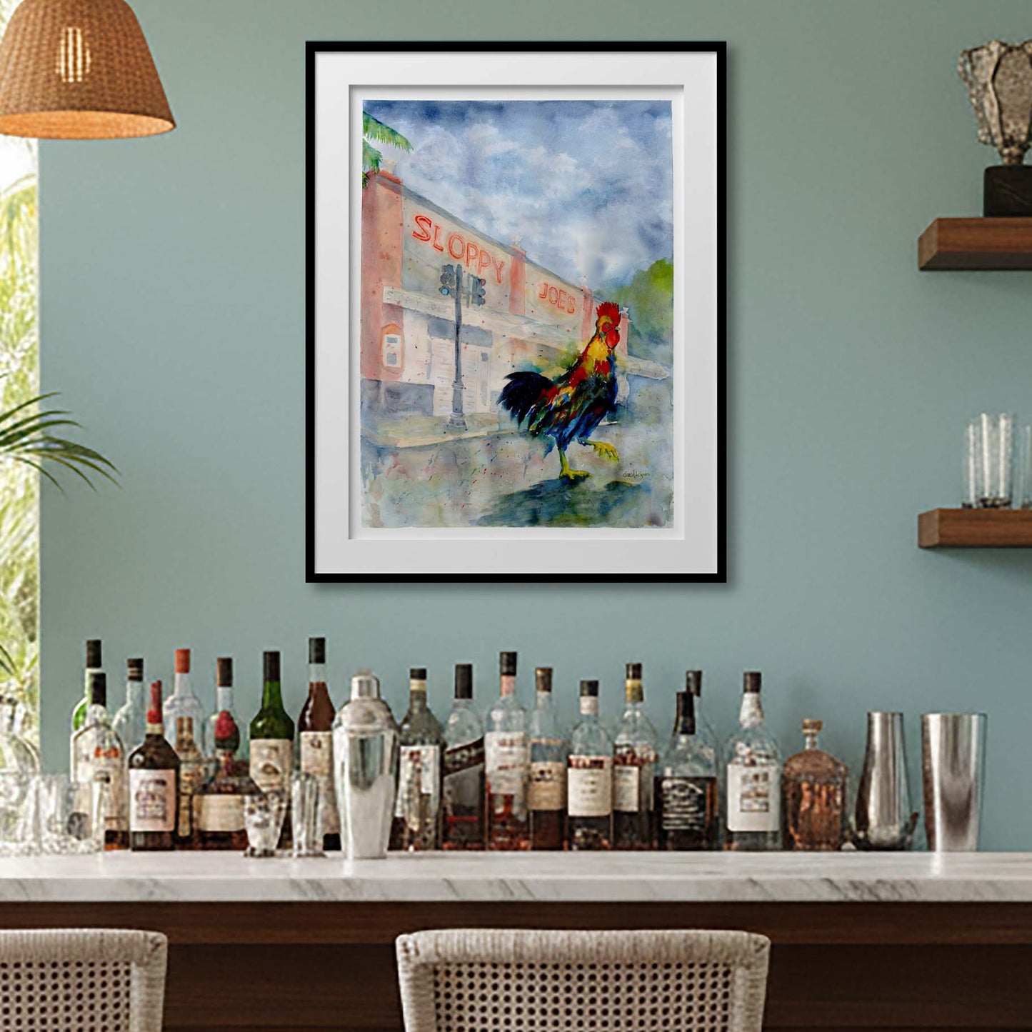 Sloppy Chicken (art print) - davidkjonesart