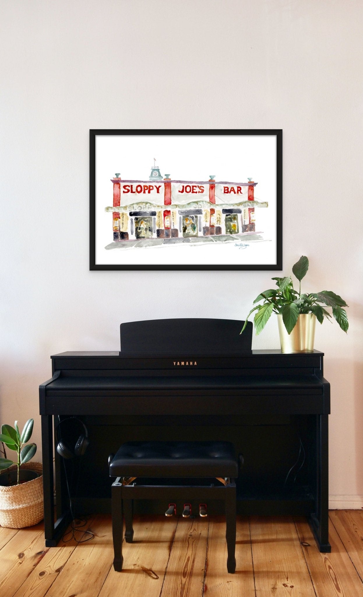 Sloppy Joes Bar (Art Print) - davidkjonesart