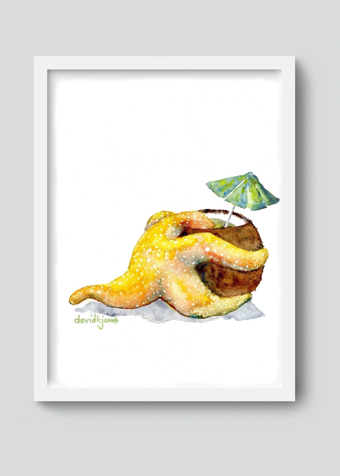 Starfish Drink (print) - davidkjonesart