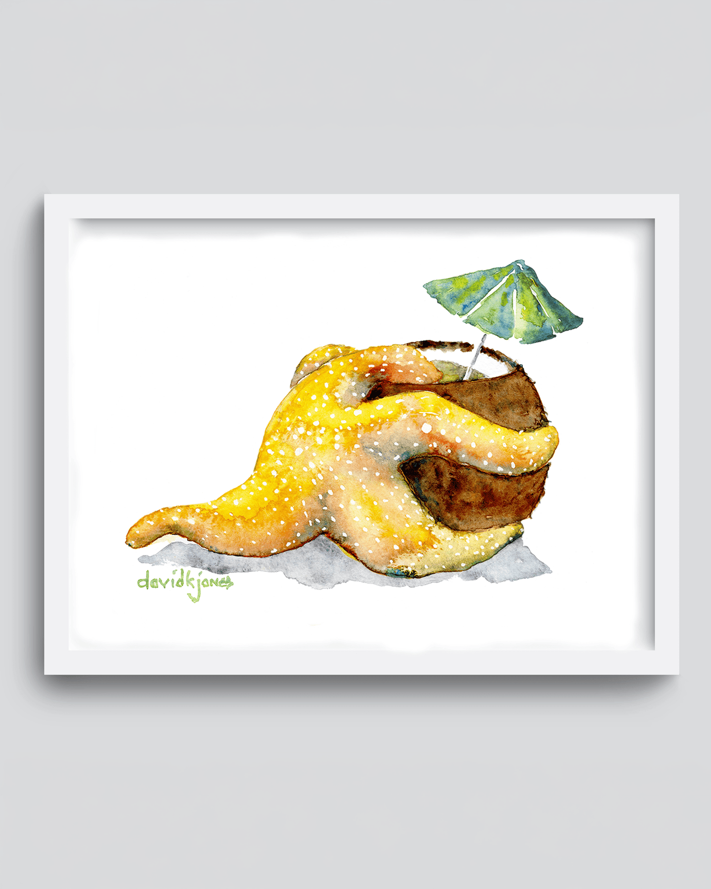 Starfish Drink (print) - davidkjonesart