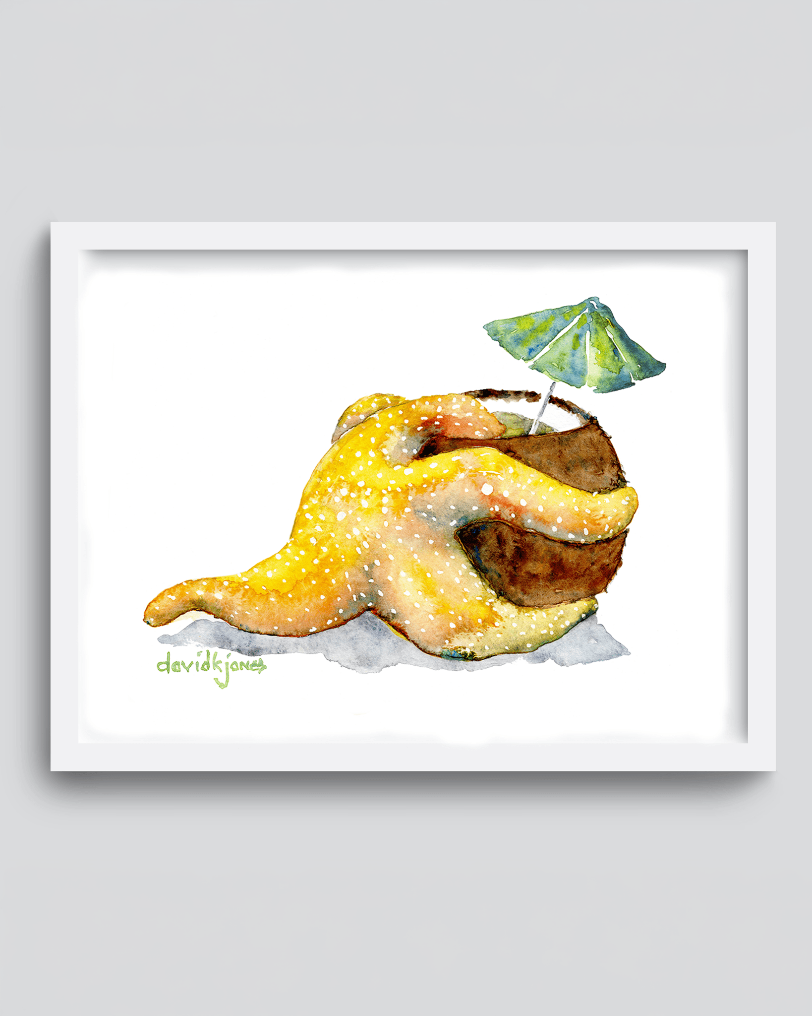 Starfish Drink (print) - davidkjonesart