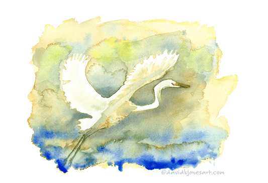 Take Flight (original watercolor) - davidkjonesart